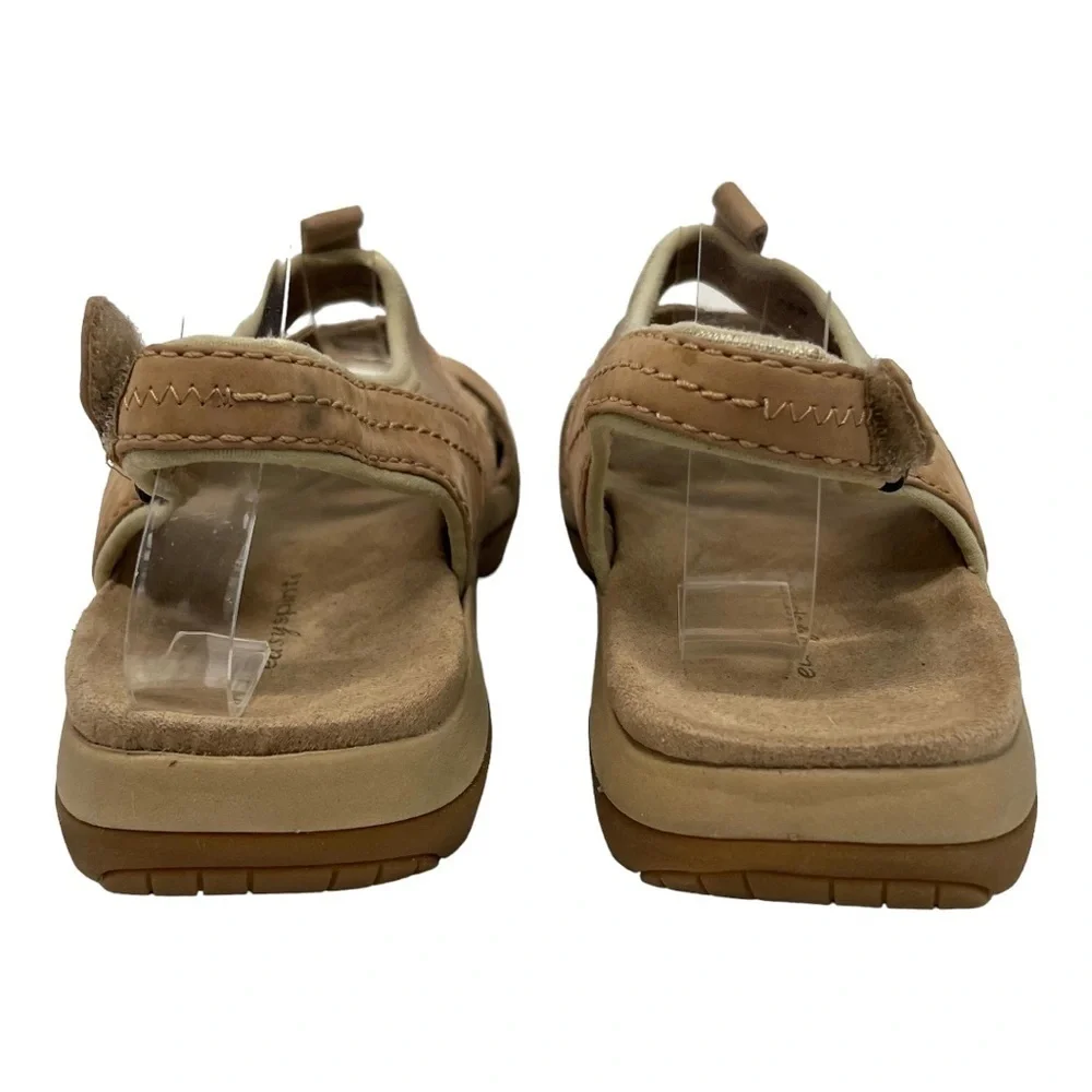 Easy Spirit Evio Tan Suede Casual Comfort Sandals Women’s 7.5 - Picture 6 of 12